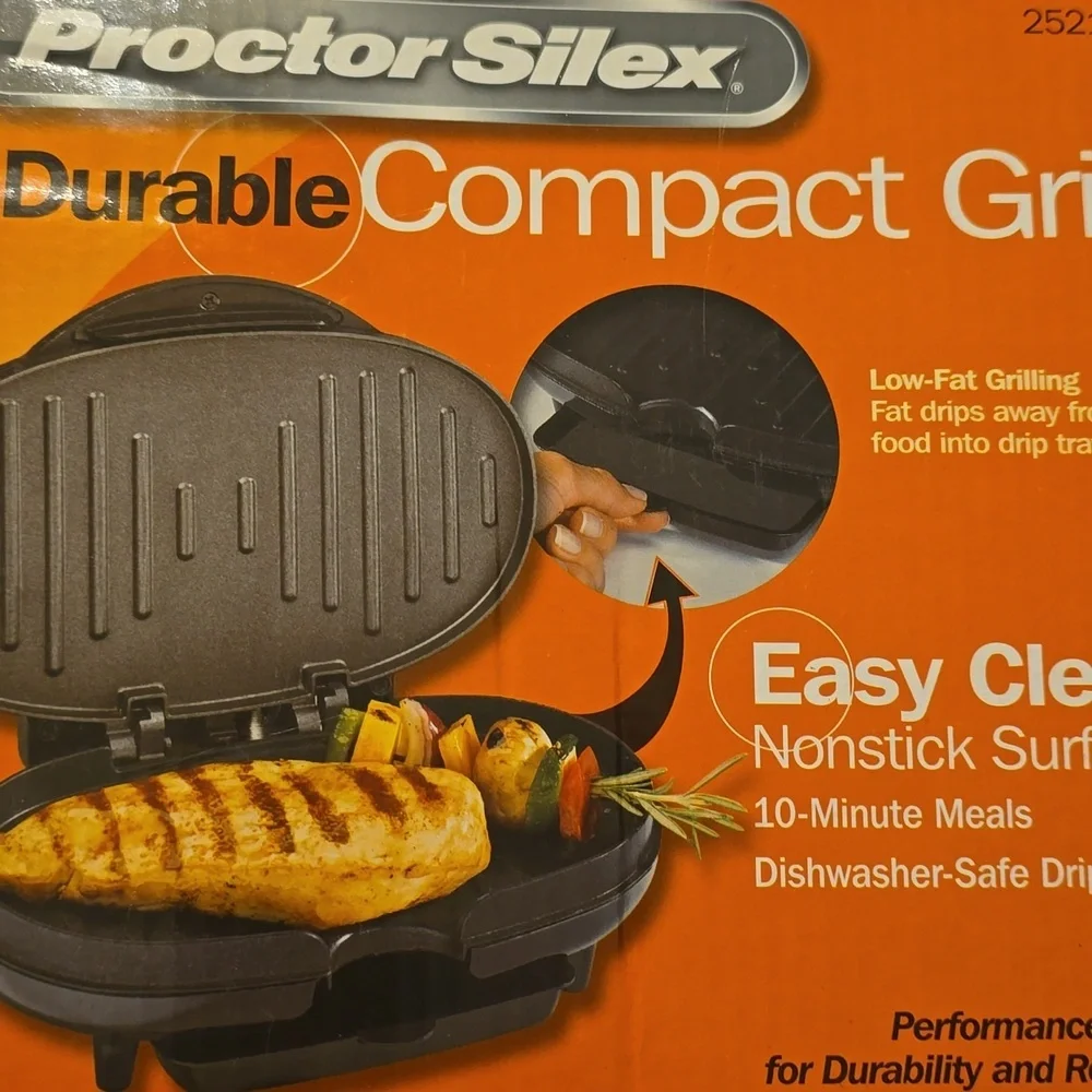 Durable Compact Grill - Black,Proctor Silex 32